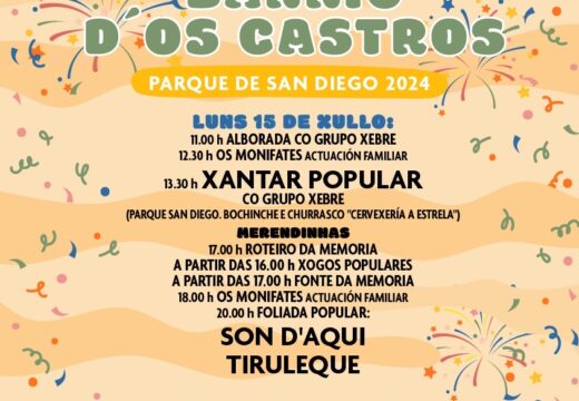 Comeza a romaría do barrio dos Castros, con dous días de actuacións e actividades